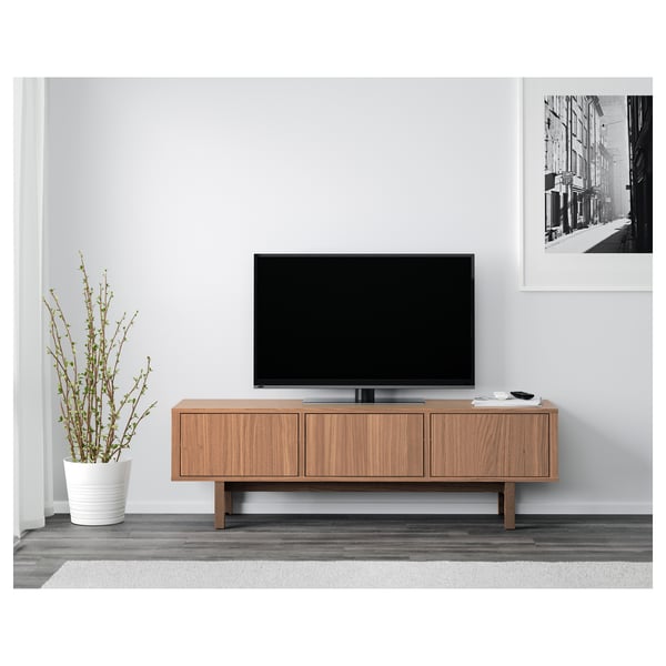 STOCKHOLM ストックホルム テレビ台, ウォールナット材突き板, 160x40x50 cm