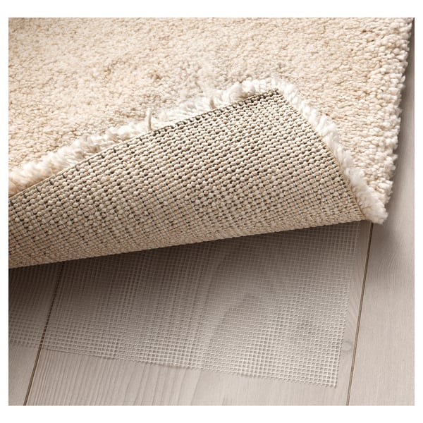 STOENSE ストエンセ ラグ パイル短, オフホワイト, 80x150 cm