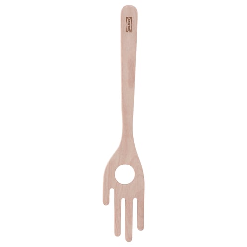 STRÅLFENA ストロールフェーナ スパゲティサーバー, バーチ無垢材, 30 cm