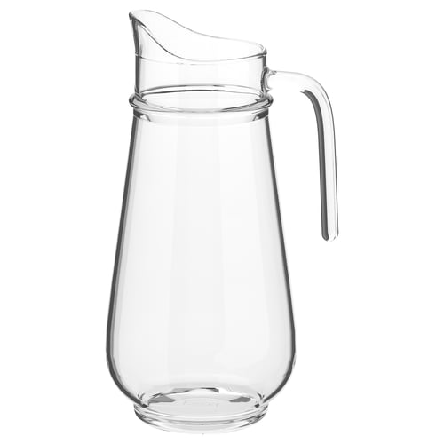 TILLBRINGARE ティルブリンガレ ピッチャー, クリアガラス, 1.7 l