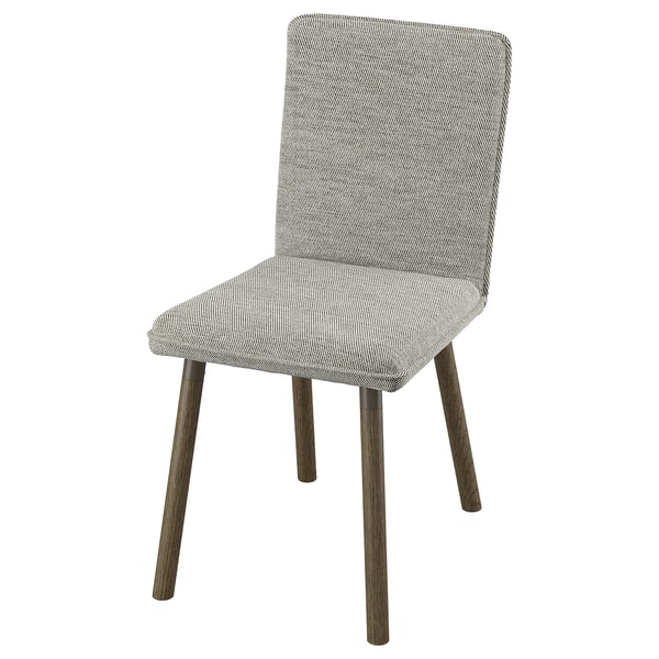 TONSTAD トンスタード チェア, ヴィーアルプ ベージュ/ブラウン/ブラウン オーク調