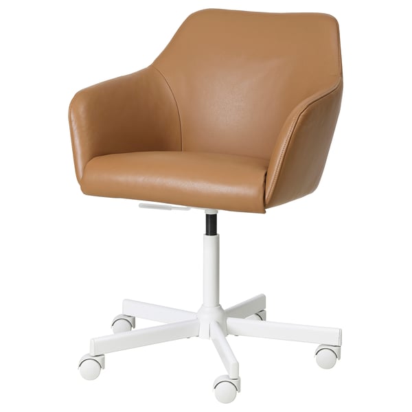 TOSSBERG トッスベルグ / MALSKÄR マルシェール 回転チェア, グラン ライトブラウン/ホワイト