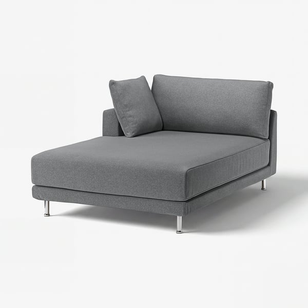 UPPÅKRA ウッポークラ カバー 寝椅子モジュール左用, ヨハネスホブ ダークグレー