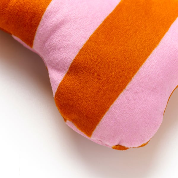 UTSÅDD ウートソッド ぬいぐるみ イヌ用, ストライプ/ライトピンク ブライトオレンジ