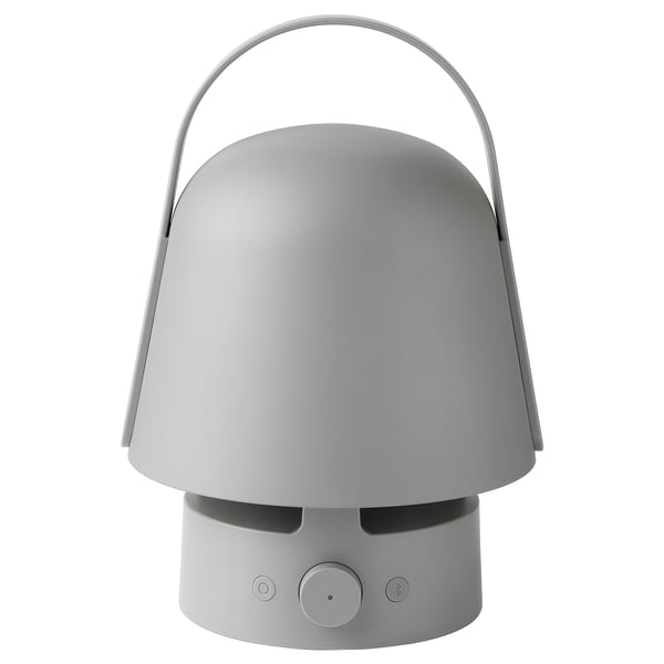VAPPEBY ヴァッペビー Bluetoothスピーカーランプ, 屋外用/グレー
