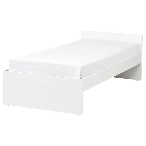 VIHALS ヴィーハルス ベッドフレーム, ホワイト/ルーローイ, 90x200 cm