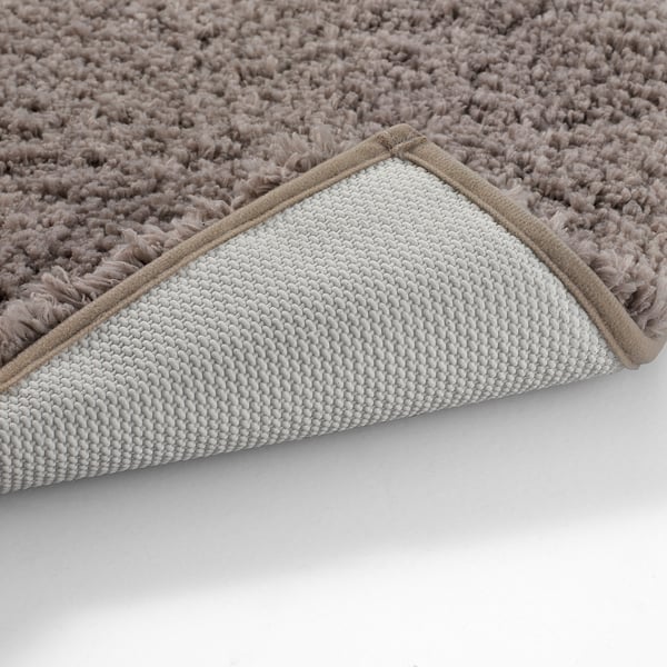Microfiber bath mat with latex backing, shown in detail view.