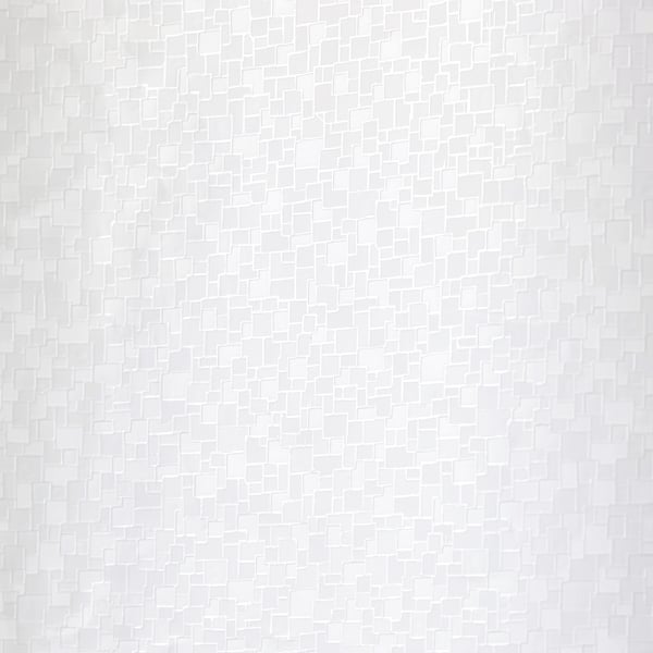 White textured shower curtain, high-quality peva material, water-resistant, fresh and clean feel.