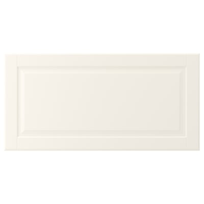 BODBYN cabinet in off-white with smooth, bevelled panels, classic design.