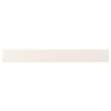 BODBYN off-white kitchen cabinet, rectangular shape, bevelled panels, lacquered fiberboard, traditional design.