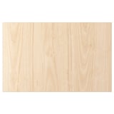 FÄNRIK light ash wooden panel drawer front, rectangular, smooth surface.