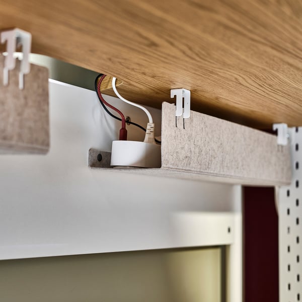 FRÖSKELÅS Gaming desk, white, 144x71 cm