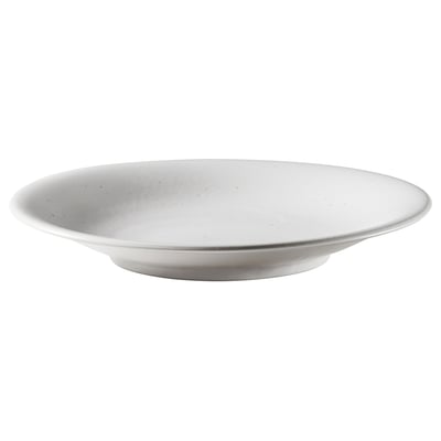 HARMYNTA deep bowl, white, porcelain, round with pigmented glaze.