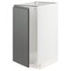 Ikea METOD kitchen unit, dark grey, rectangular, modern design.