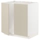 Beige METOD kitchen cabinet with clean, smooth design.