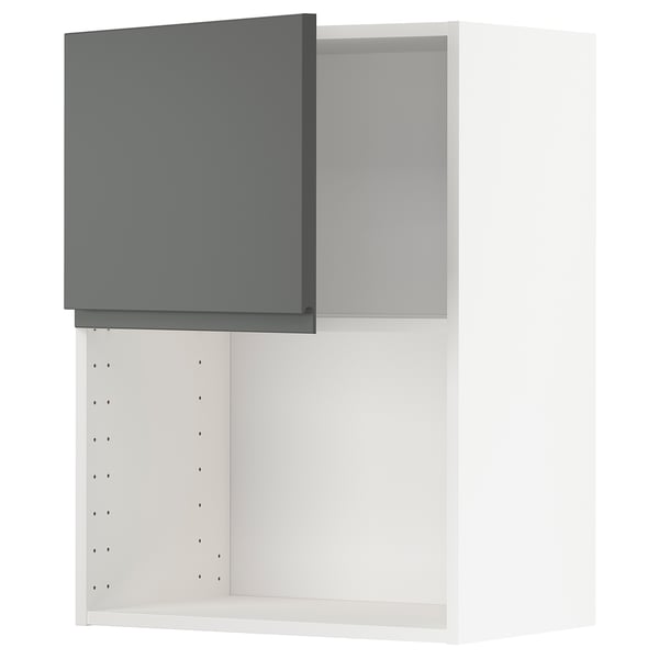 METOD kitchen unit, dark grey, modern, rectangular, two-door cabinet with adjustable shelf.