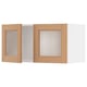 Glass-front kitchen cabinet