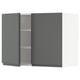 METOD kitchen, dark grey, wall-mounted, two doors, adjustable shelf.