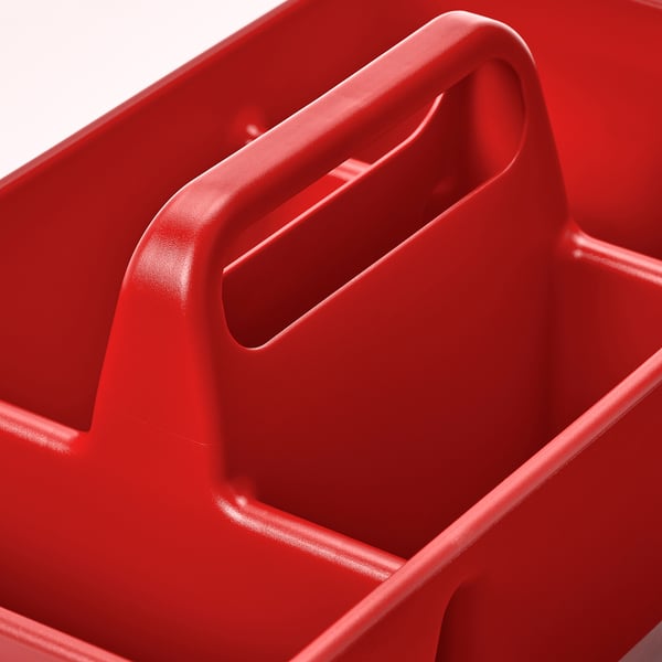 STACKSTOD Desk organiser, red, 32x18x16 cm