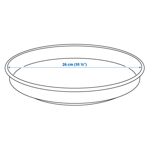 Illustration with measurements for the product: VARIERA.