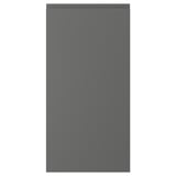 VOXTORP kitchen cabinet, dark grey, sleek minimalist design, matte finish, rectangular shape.
