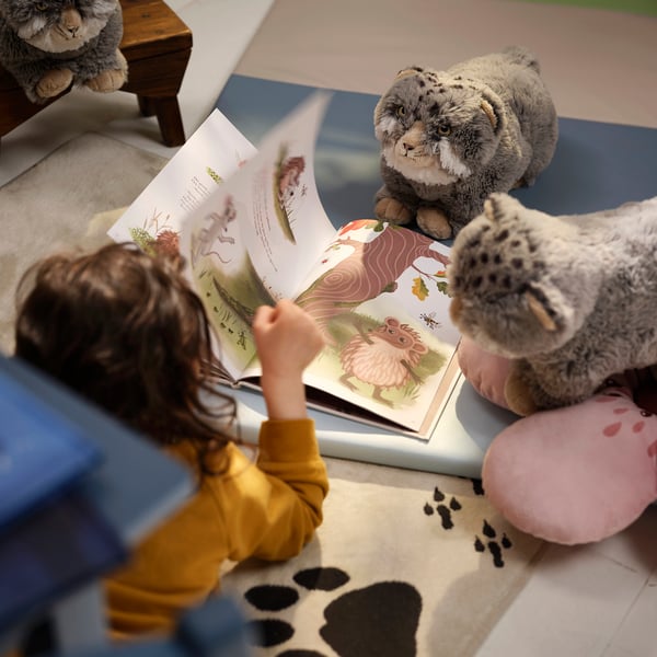 ALPTALL 알프탈 봉제인형, 마눌고양이/그레이, 31 cm