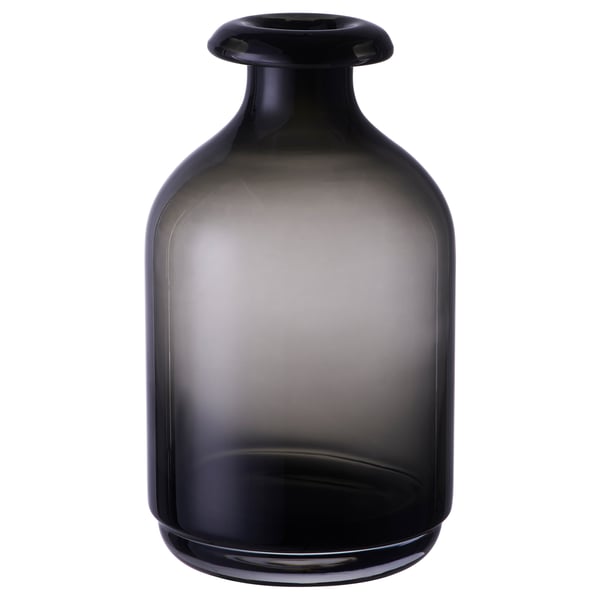 ÅTGÅNG 오트공 꽃병, 그레이, 18 cm