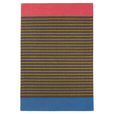 BÄRTRÅD 베르트로드 평직러그, 멀티컬러/줄무늬 패턴, 60x90 cm