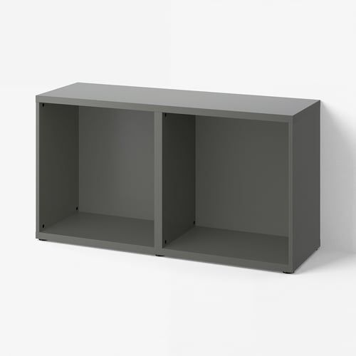 BESTÅ 베스토 프레임, 다크그레이, 120x40x64 cm