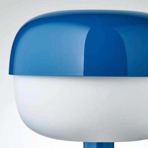 BLÅSVERK 블로스베르크 탁상스탠드, 블루, 36 cm