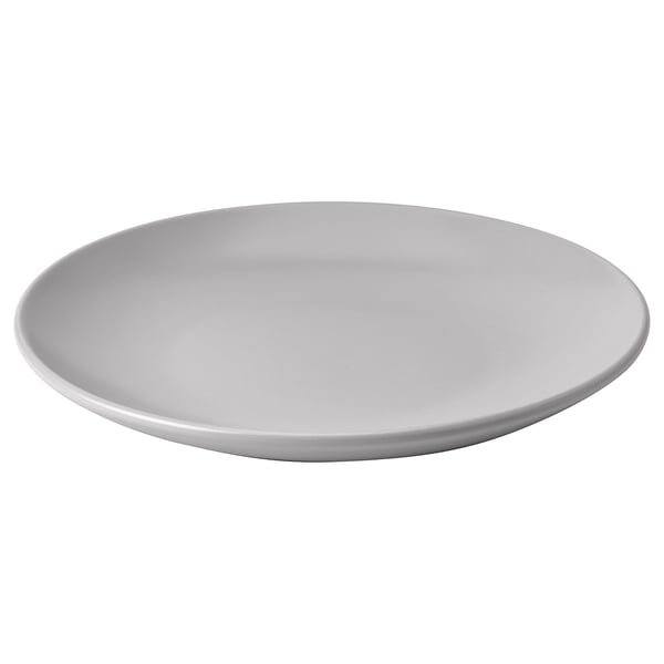 FÄRGKLAR 페리클라르 접시, 무광 라이트그레이, 20 cm