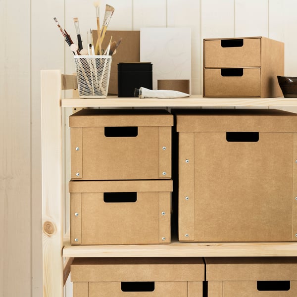 GÄRDESGÅRD 예르데스고르드 미니2칸서랍장, 내추럴, 16x25 cm