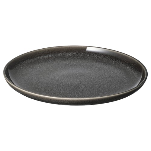 GLADELIG 글라델리그 접시, 다크그레이, 20 cm