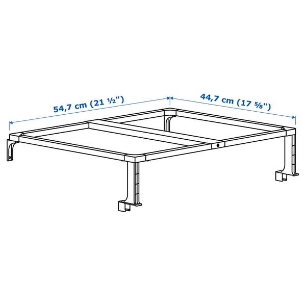HÅLLBAR 홀바르 분리수거함프레임, 화이트, 60 cm