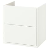 HAVBÄCK 하브베크 세면대+서랍, 화이트, 60x48x63 cm