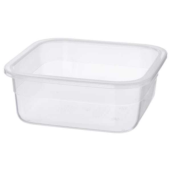 IKEA 365+ 이케아 365+ 식품보관용기, 사각/플라스틱, 750 ml