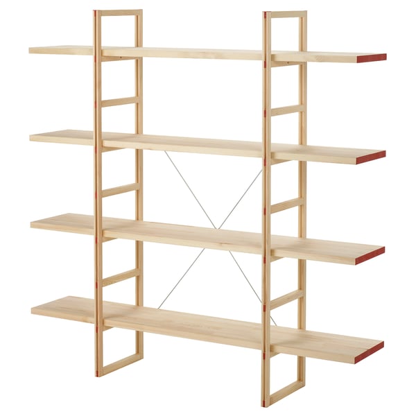 IKEA PS 2026 이케아 피에스 2026 선반유닛, 소나무, 160x35x161 cm