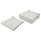 JUSTINA 유스티나 의자패드, 내추럴, 42/35x40x4 cm