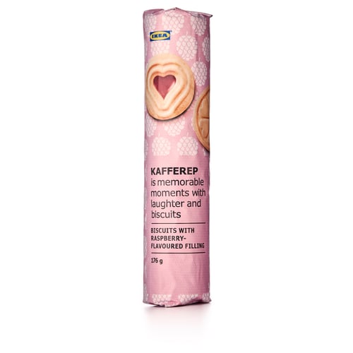 KAFFEREP 카페레프 비스킷, +라즈베리맛 필링, 176 g