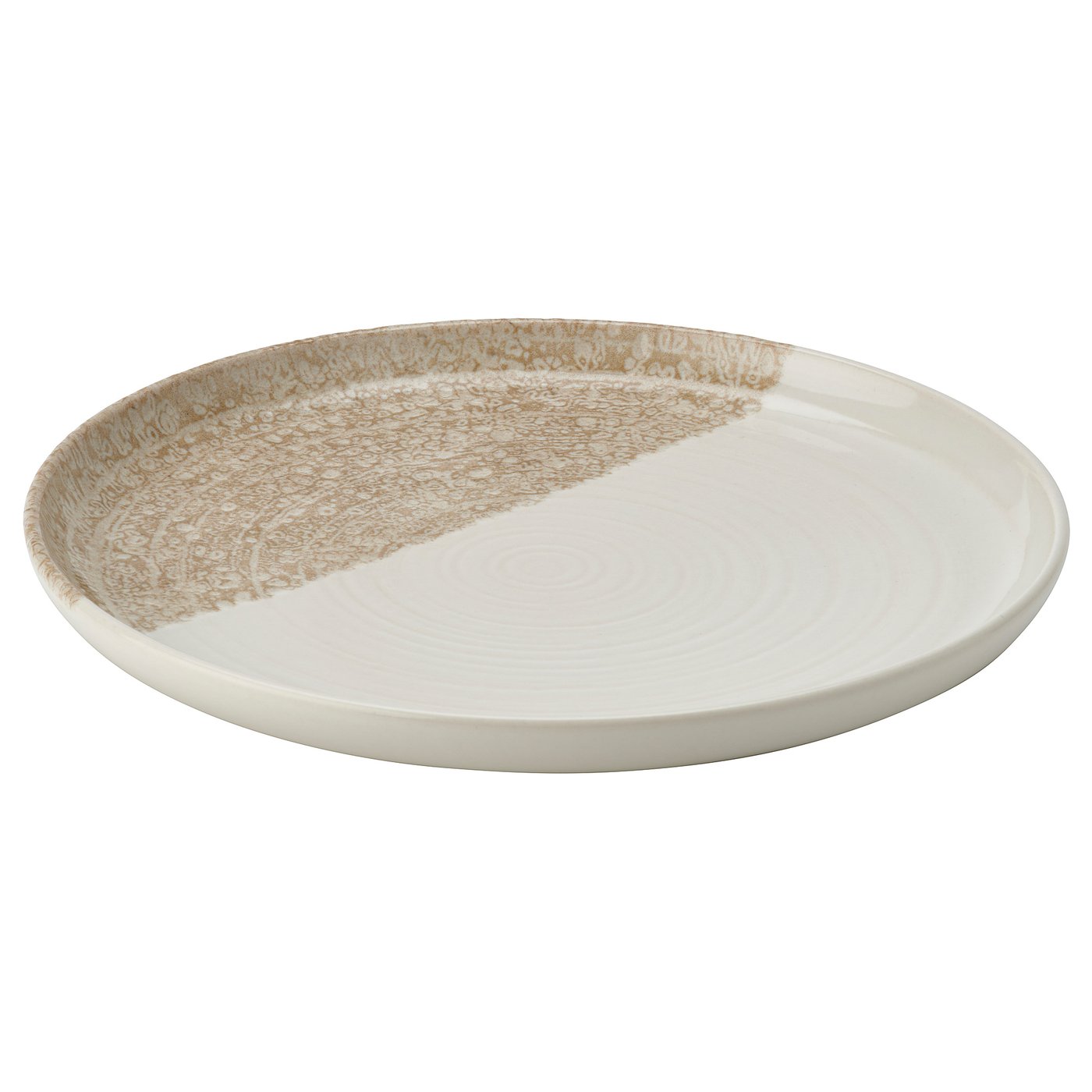 KRUSTISTEL 크루스티스텔 접시, 패턴/라이트베이지, 20 cm