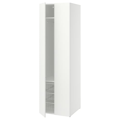 LASTARE 라스타레 옷장콤비네이션, 화이트, 60x62x201 cm