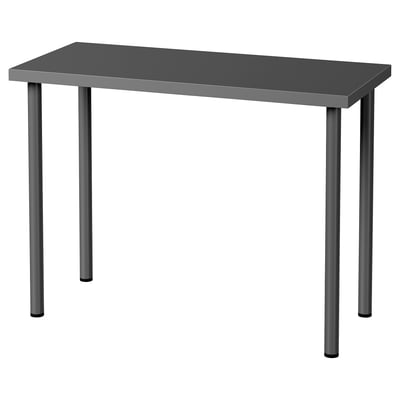 LINNMON 린몬 / ADILS 아딜스 테이블, 다크그레이, 100x45 cm