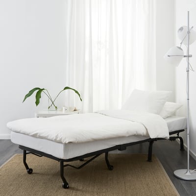 LYCKSELE LÖVÅS 뤽셀레 뢰보스 체어베드, 크니사 라이트그레이