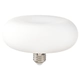 MOLNART 몰나르트 LED전구 E26 120루멘, 도넛 모양 오팔 화이트, 2400 켈빈 150 mm