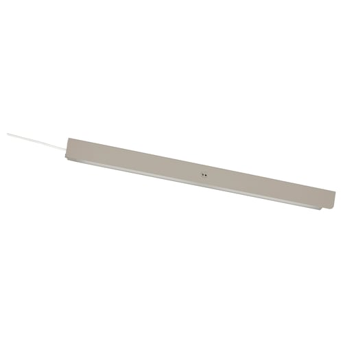 ÖVERSIDAN 외베르시단 LED 옷장 라인조명+센서, 밝기조절 그레이베이지, 46 cm