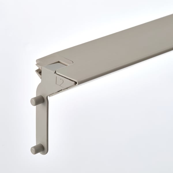 ÖVERSIDAN 외베르시단 LED 옷장 라인조명+센서, 밝기조절 그레이베이지, 96 cm