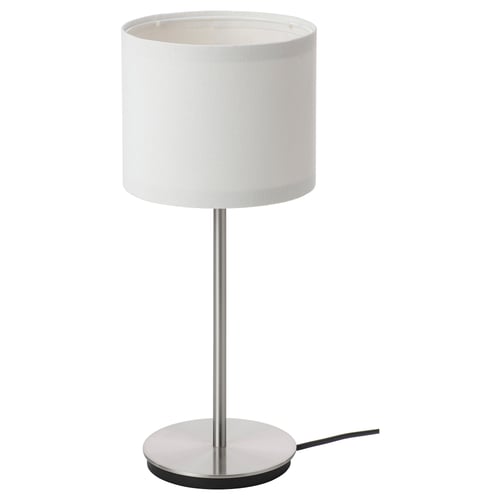 RINGSTA 링스타 / SKAFTET 스카프테트 탁상스탠드, 화이트/니켈 도금, 41 cm