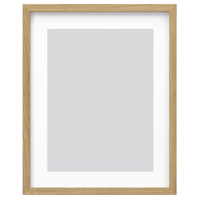 RÖDALM 뢰달름 액자, 참나무무늬, 40x50 cm