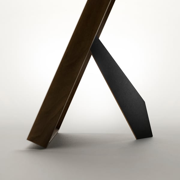 RÖDALM 뢰달름 액자, 호두나무 무늬, 13x18 cm