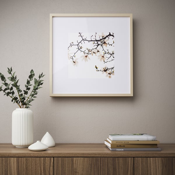SANNAHED 산나헤드 액자, 자작나무 효과, 50x50 cm